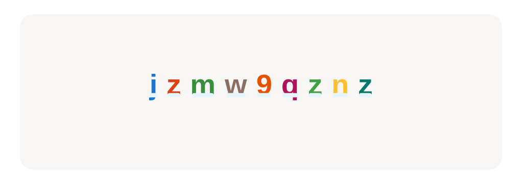 Find and tap all ‘z’ letters among these symbols.