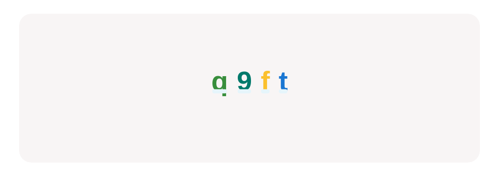 Find and tap the lowercase ‘f’ in this group.