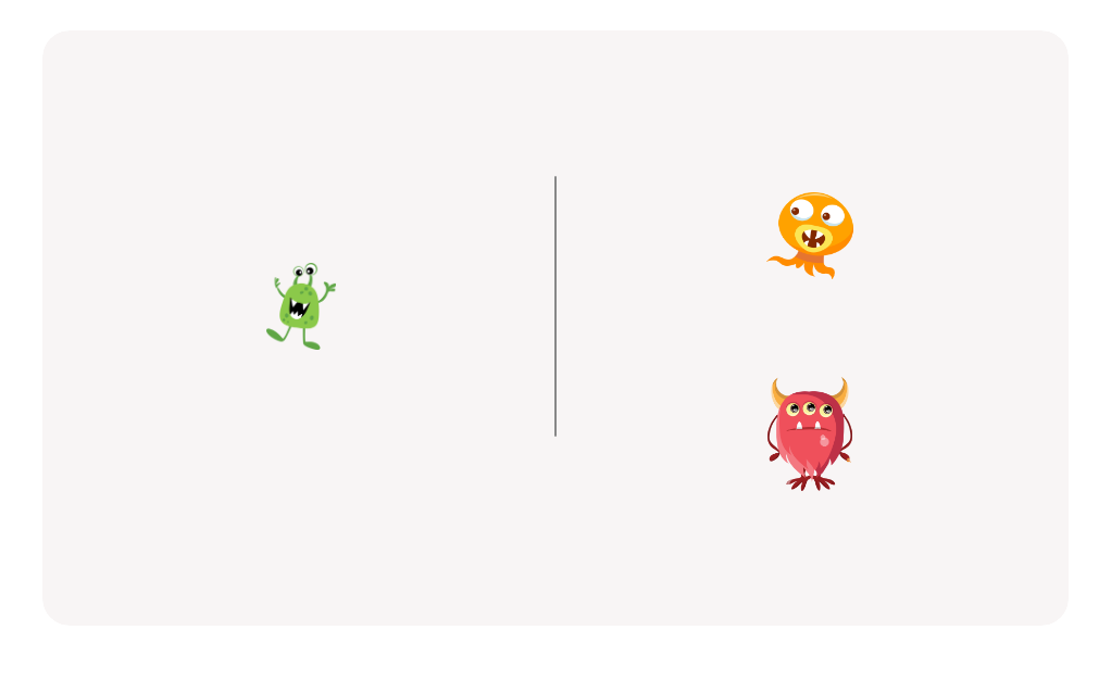 Find Monsters the Same Size!