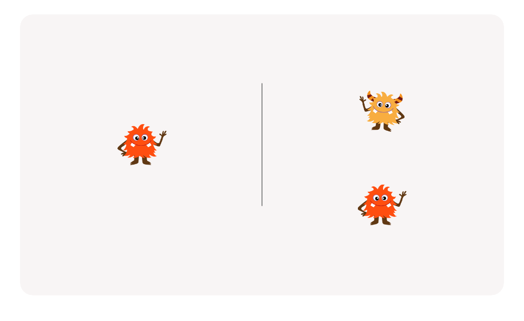 Find Monsters the Same Size!