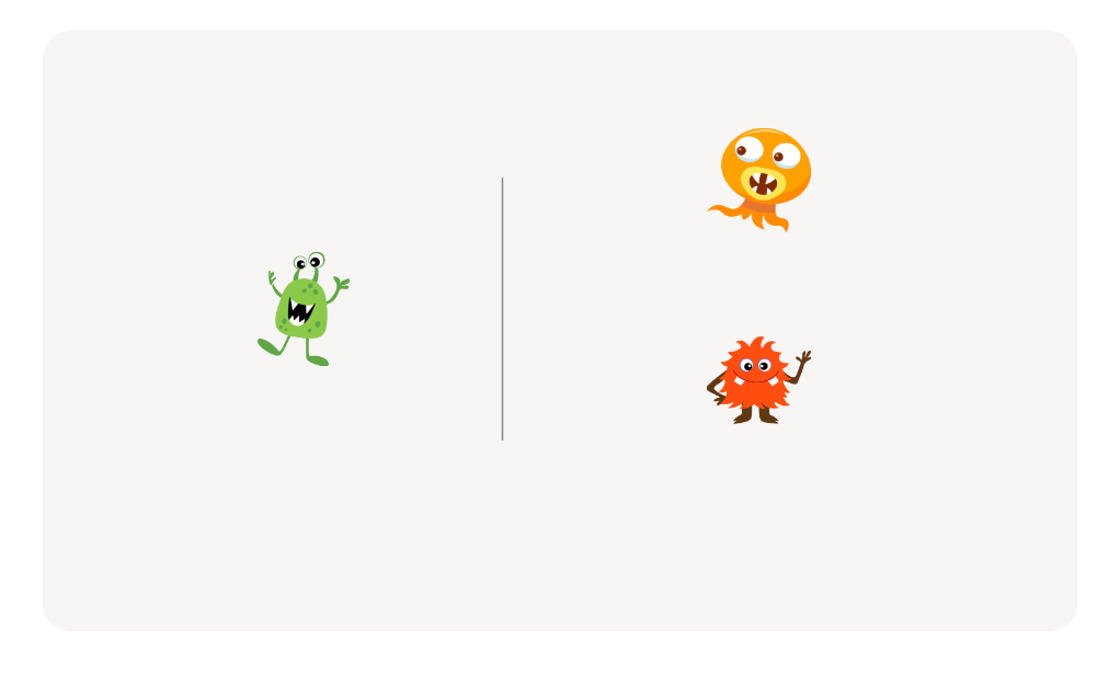 Find Monsters the Same Size!