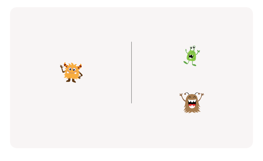 Find Monsters the Same Size!