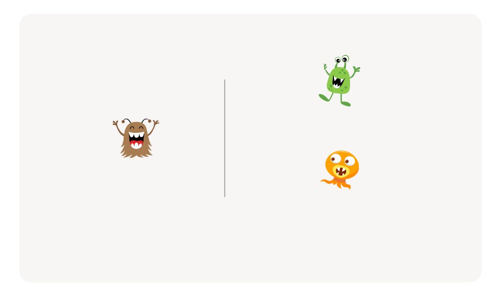 Find Monsters the Same Size!