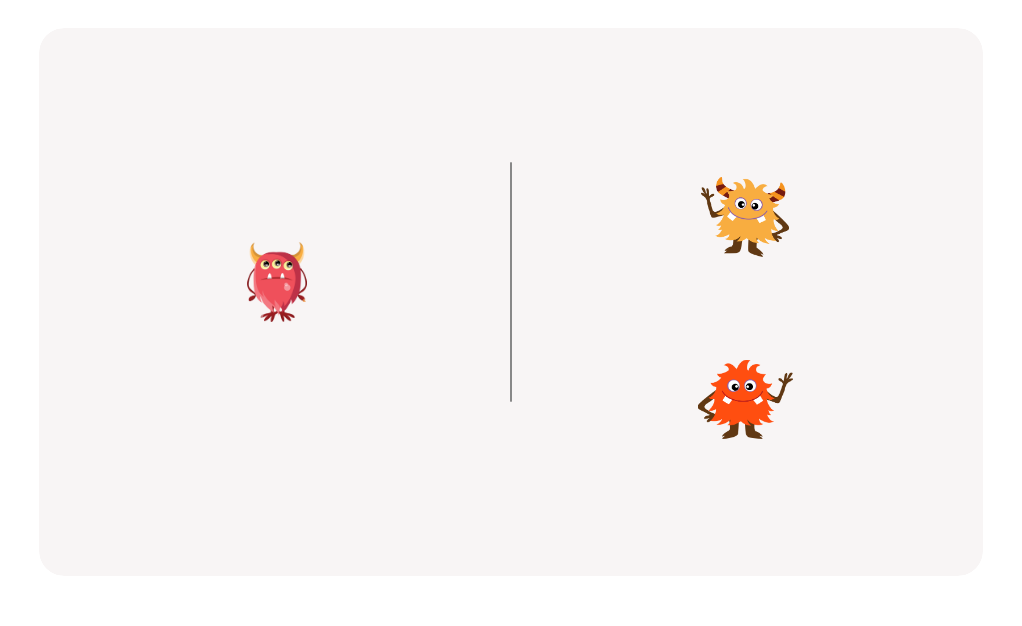 Find Monsters the Same Size!