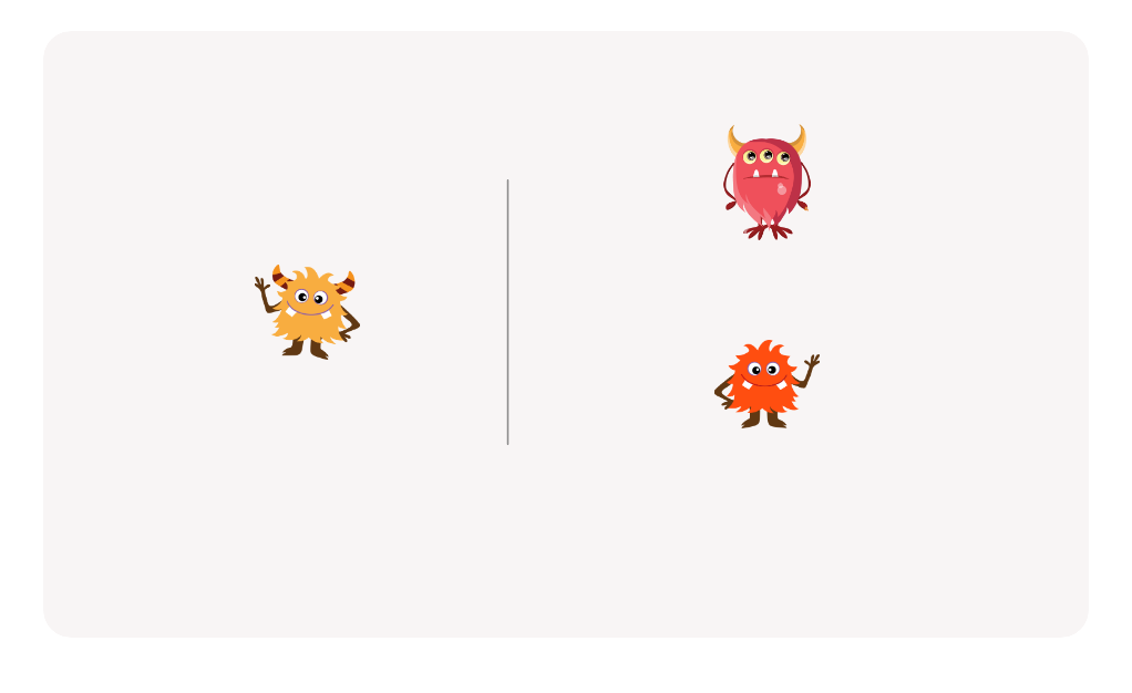 Find Monsters the Same Size!