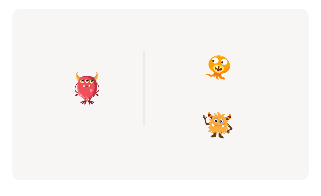 Find Monsters the Same Size!