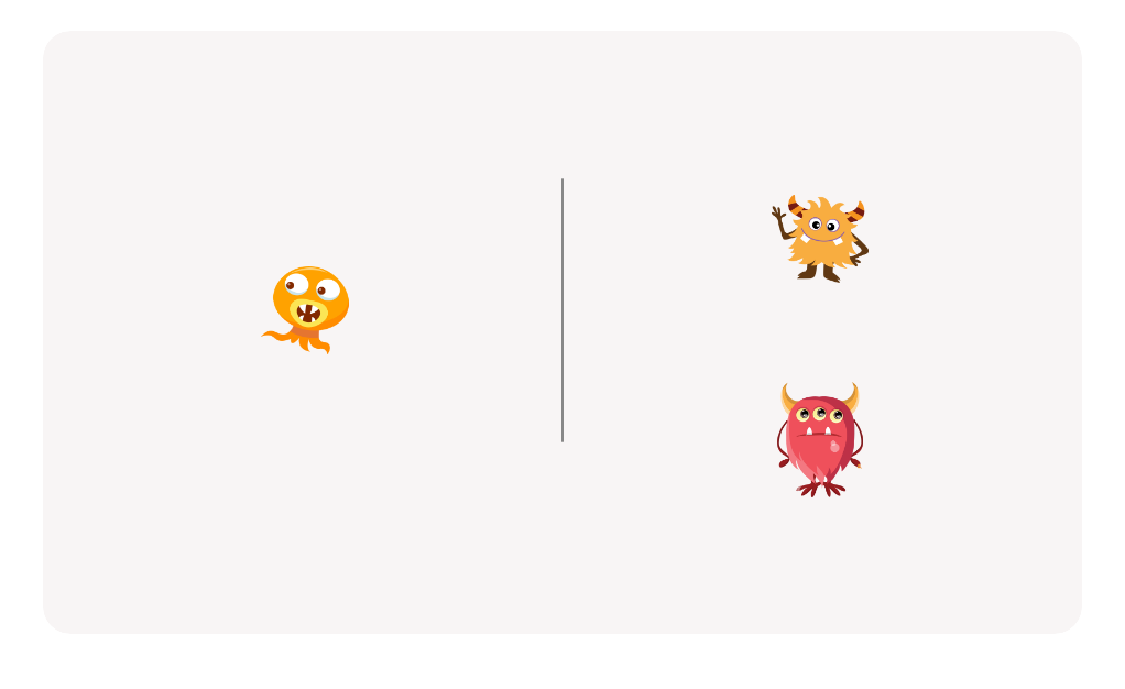 Find Monsters the Same Size!