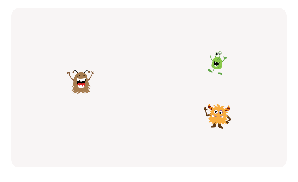 Find Monsters the Same Size!