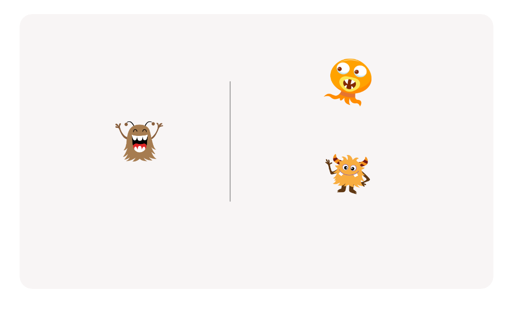 Find Monsters the Same Size!