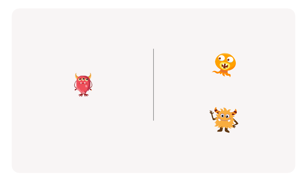 Find Monsters the Same Size!