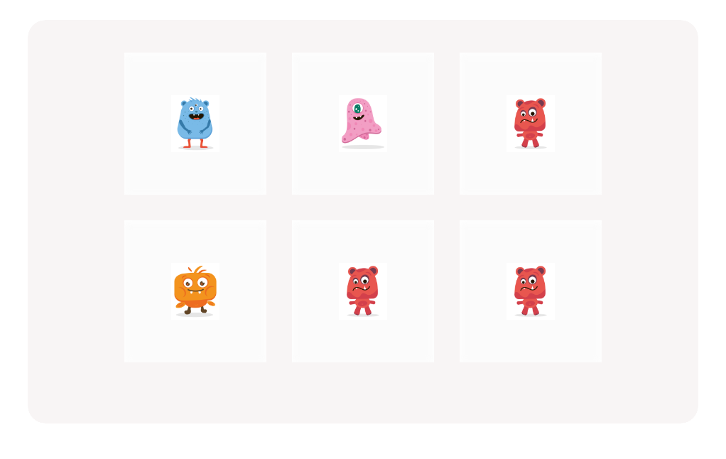 Find the Big Cute Monsters