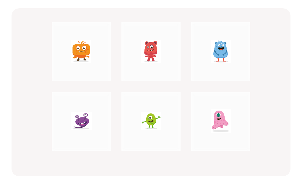 Find the Big Cute Monsters!