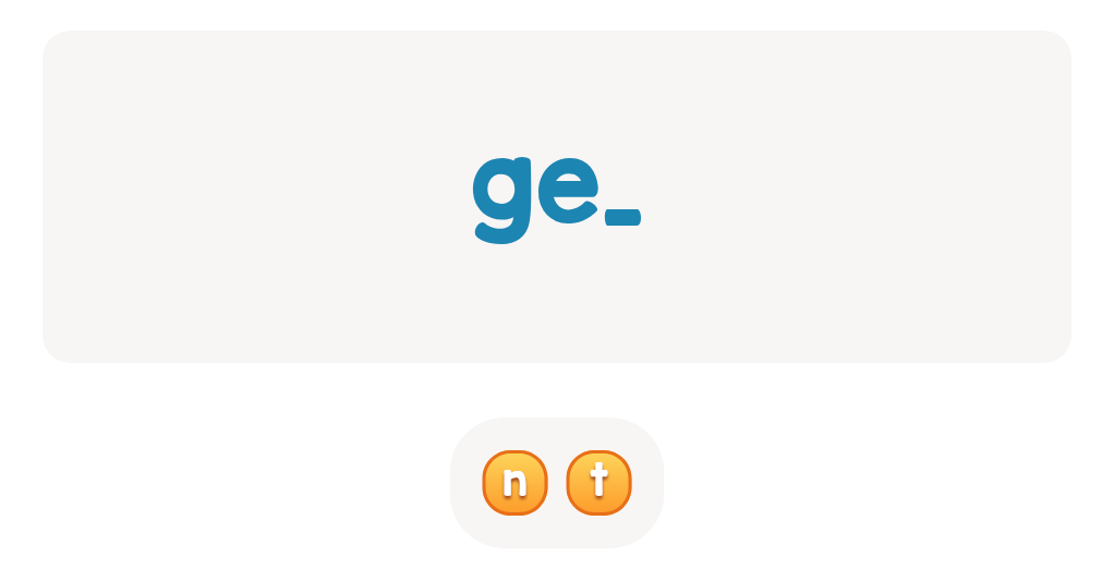 Find the Missing Letter in Sight Words