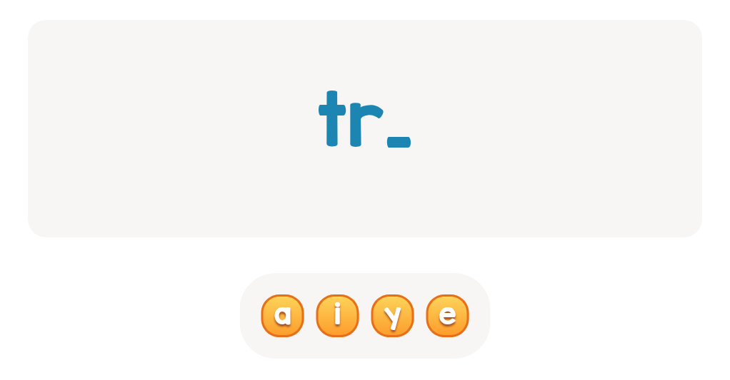 Find the Missing Letter in Sight Words