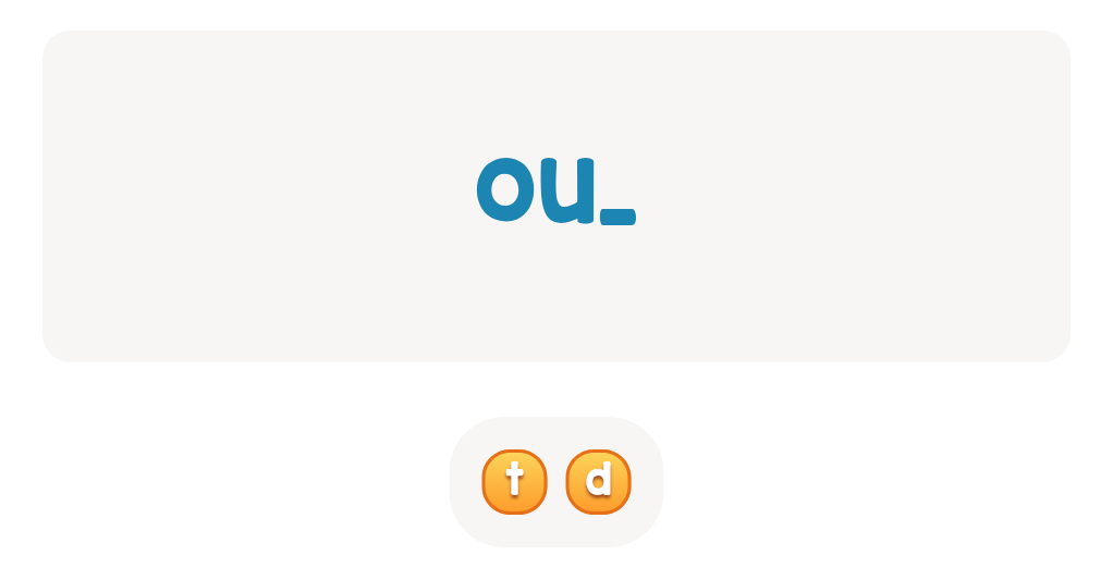 Find the Missing Letter in Sight Words