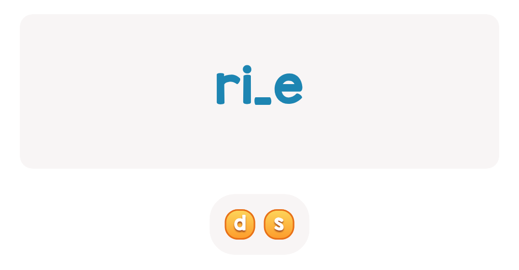 Find the Missing Letter in Sight Words