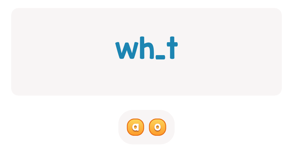 Find the Missing Letter in Sight Words