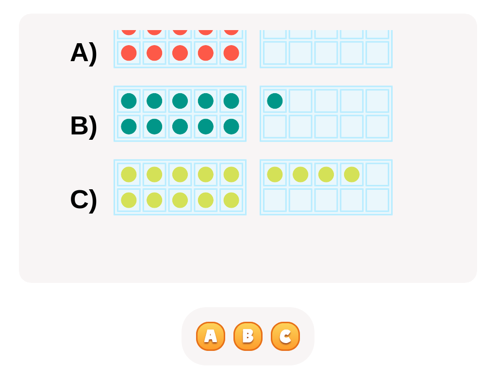 Find the Number: Ten Frame Numbers 10–20