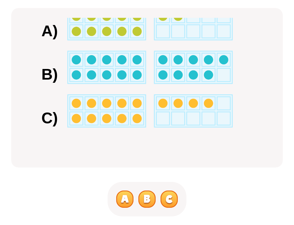 Find the Number: Ten Frame Numbers 10–20