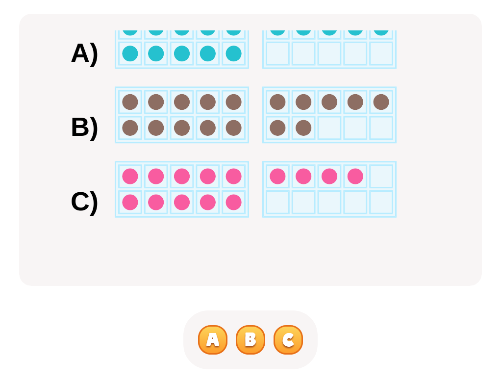 Find the Number: Ten Frame Numbers 10–20