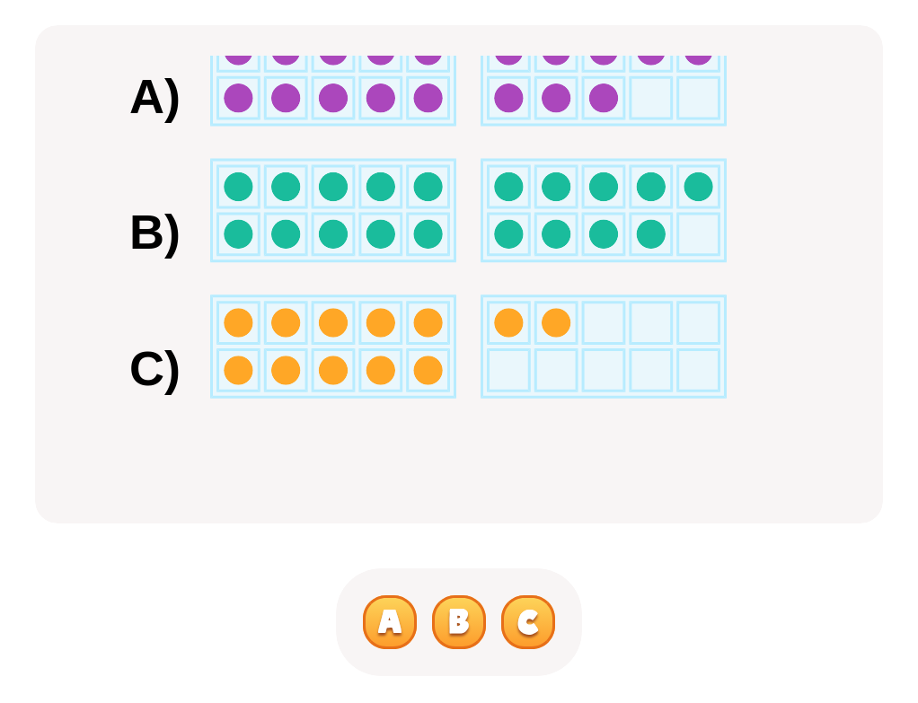 Find the Number: Ten Frame Numbers 10–20