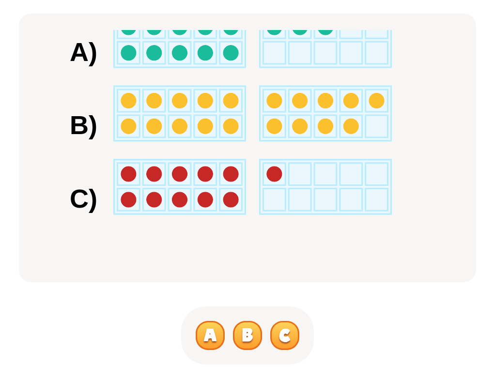 Find the Number: Ten Frame Numbers 10–20