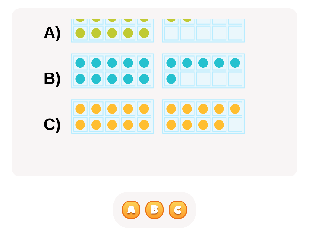 Find the Number: Ten Frame Numbers 10–20