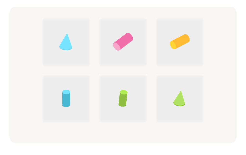 Grade 1 Geometry – Learning Solid Shape Names: Recognize Cylinders