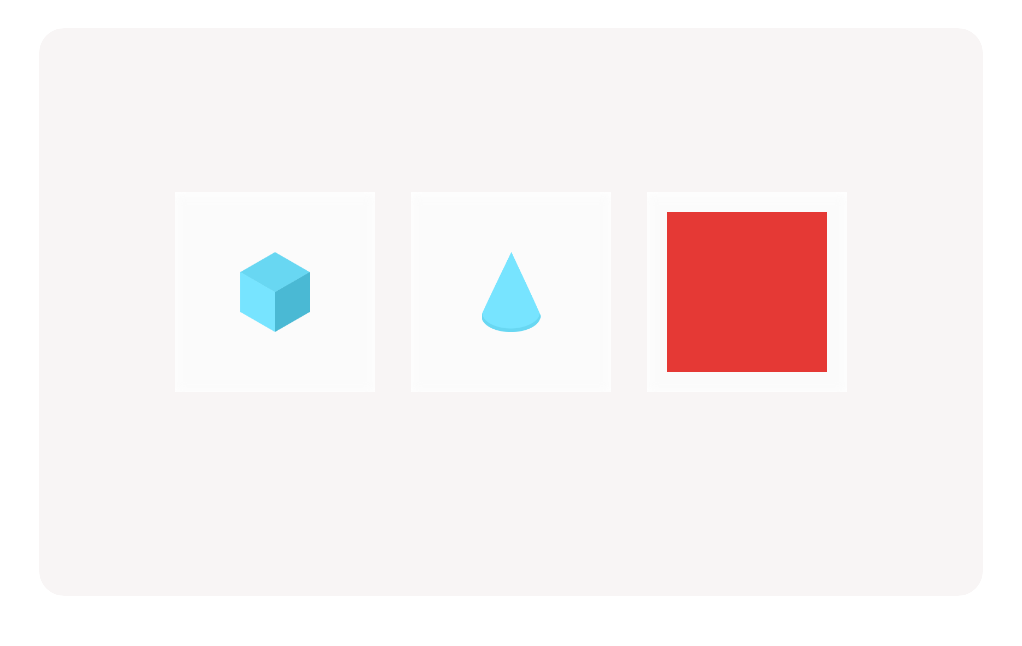 Grade K Geometry – Finding a Flat Shape Among Solid Shapes: Triangle