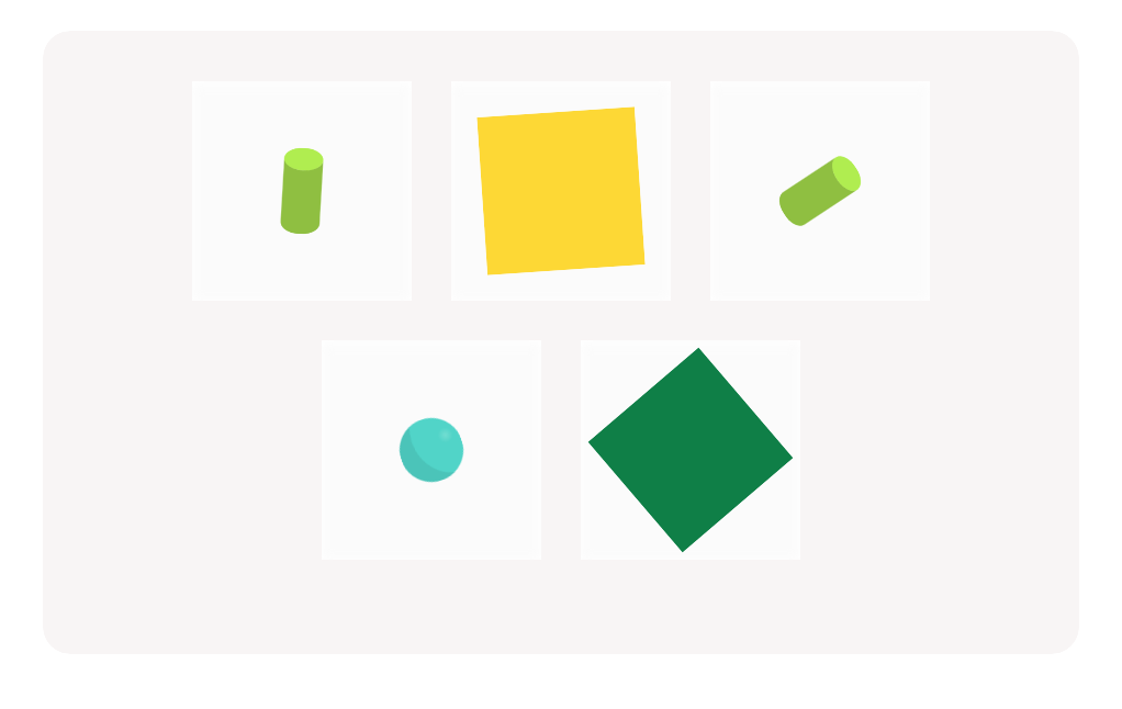 Grade K Geometry – Finding Flat Shapes Among Solid Shapes: Rectangles