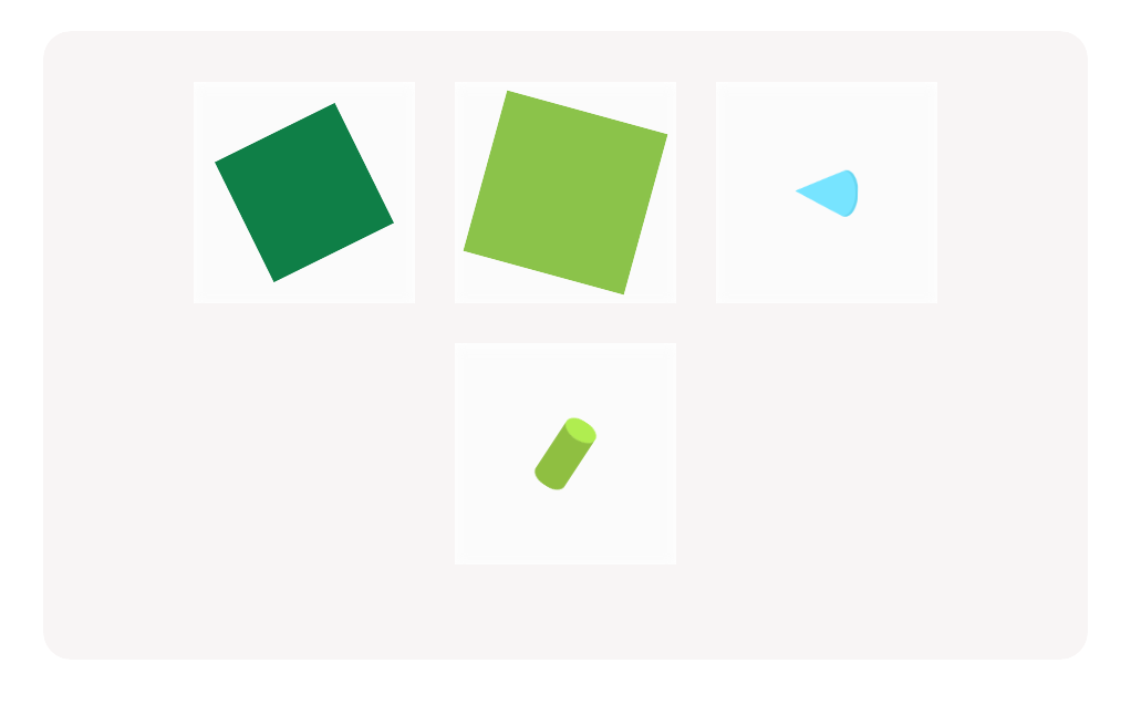 Grade K Geometry – Finding Solid Shapes Among Flat Shapes: Cones and Cylinders