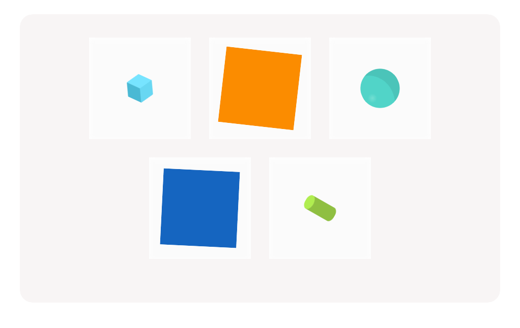 Grade K Geometry – Finding Solid Shapes Among Flat Shapes: Cubes, Spheres, and Cylinders