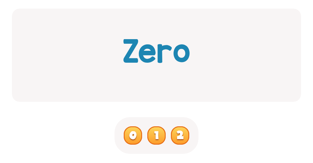 Identify Numbers 0-10 - ESL Number Matching Game