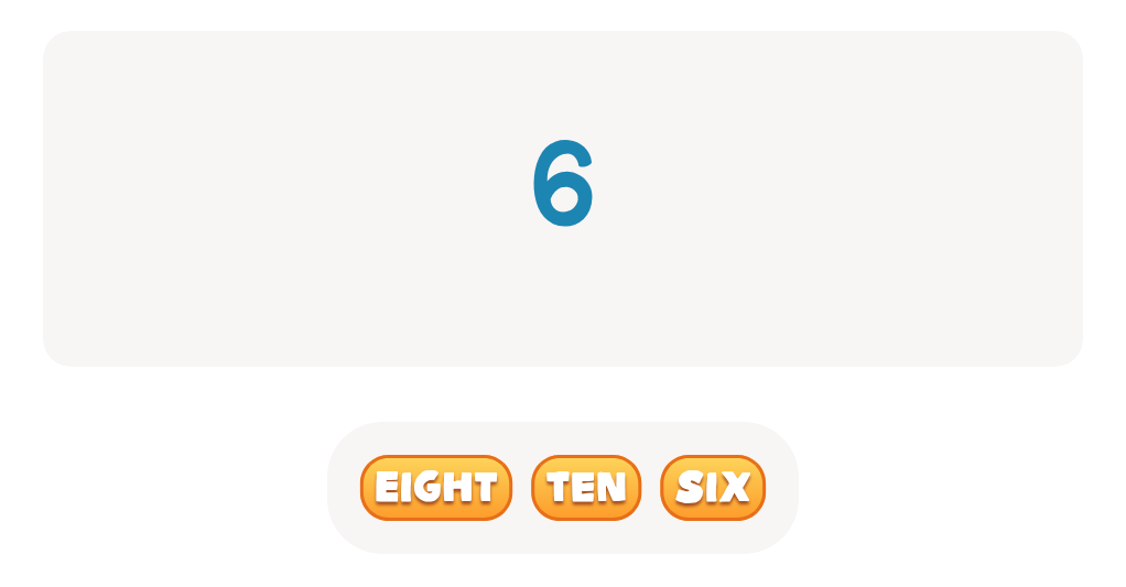 Interactive Number Matching Game 0-10 - ESL Kids Fun