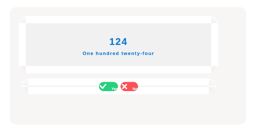 Is the numeral the same as its word form?