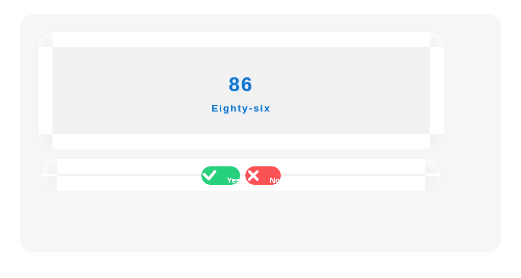 Is the numeral the same as its word form?