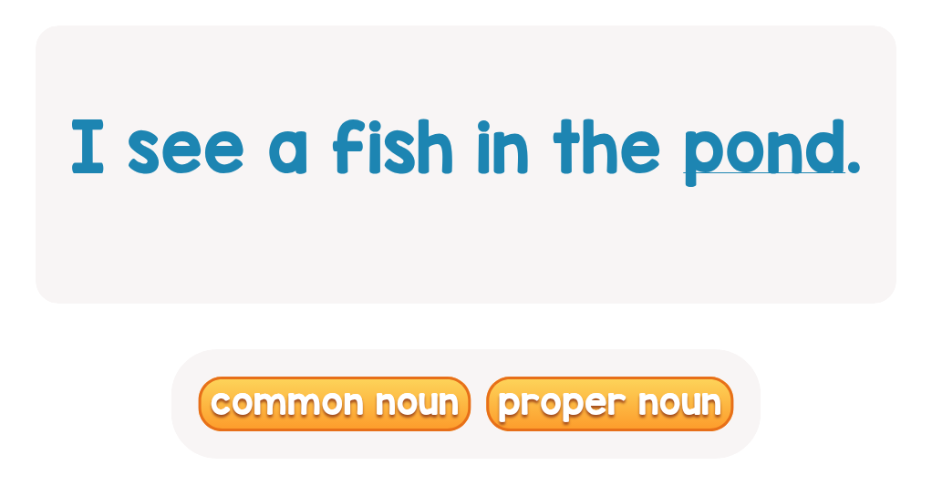 Is This a Common or Proper Noun? Sentence Activity