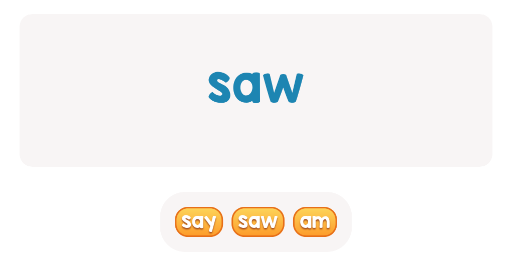 Kindergarten Sight Word Recognition Activity