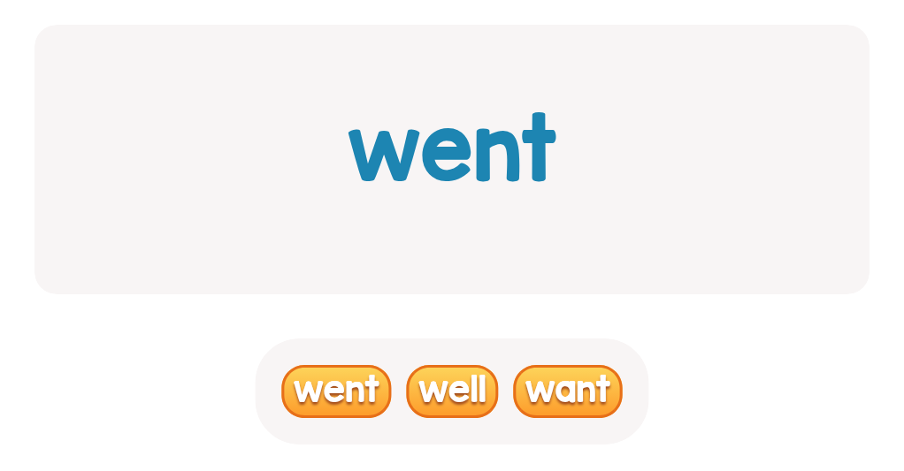 Kindergarten Sight Word Recognition Activity