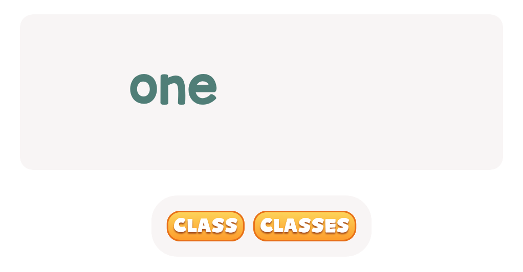 Look at the number and pick the right form of the word.
