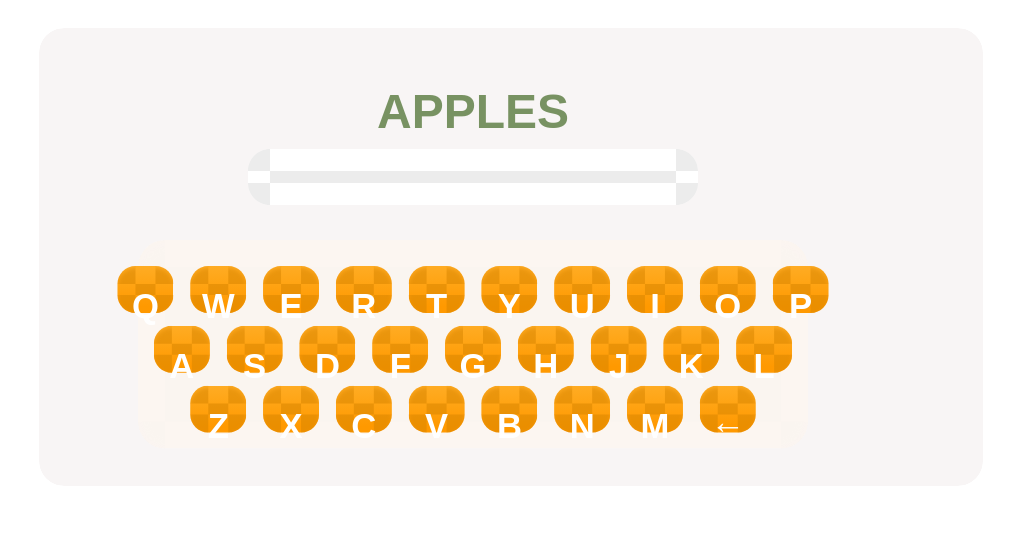 Make this fruit name singular.