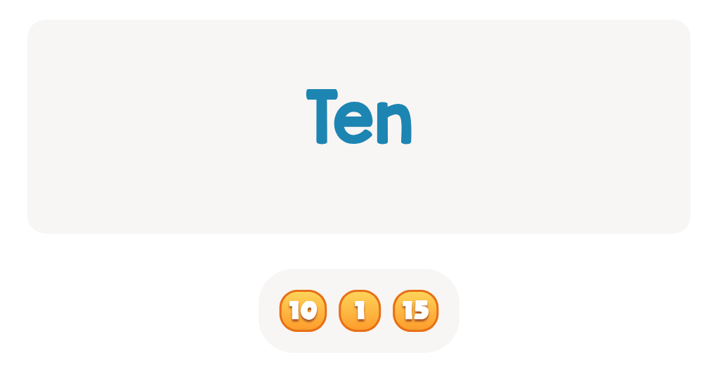 Match Number Word to Digit (0-20) - ESL Worksheet