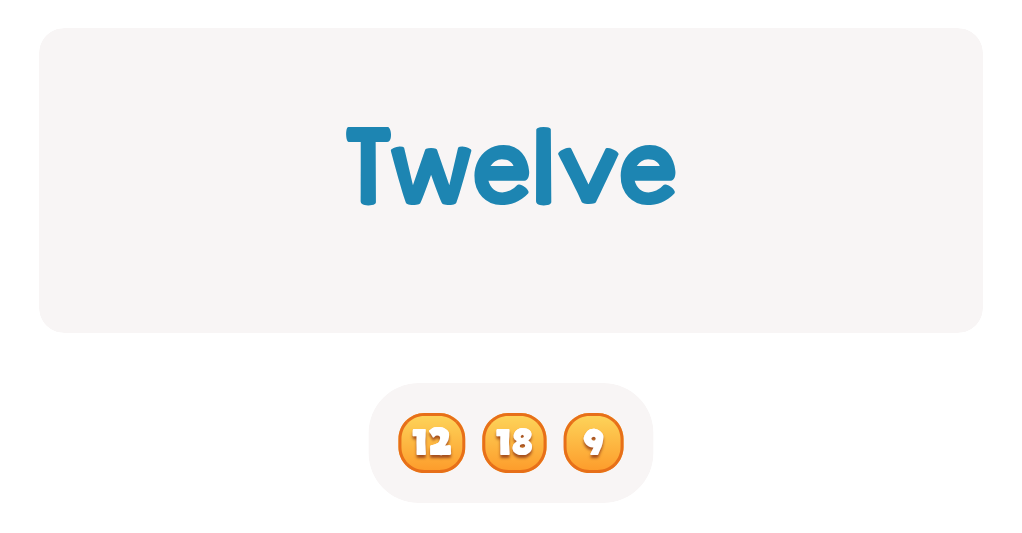 Match Number Word to Digit (0-20) - ESL Worksheet