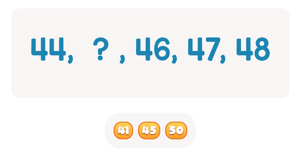 Number Sequencing Fill-in-the-Blank Practice