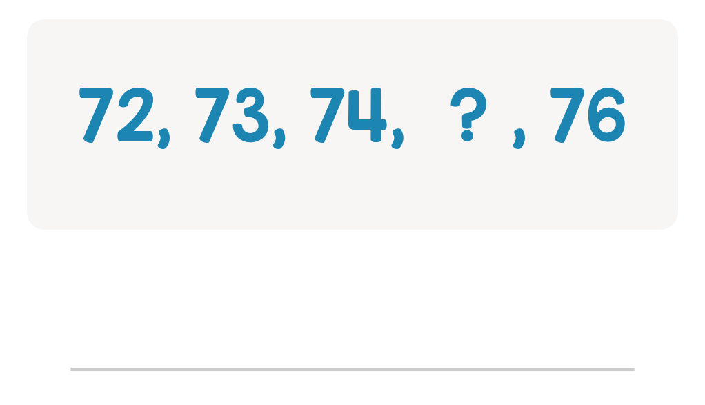 Number Sequencing Fill-in-the-Blank Practice