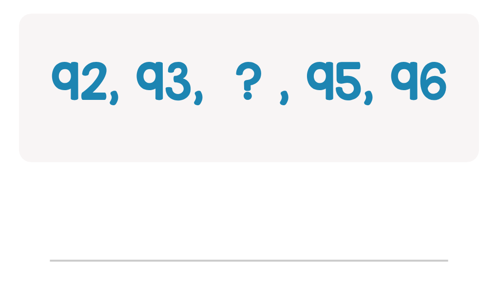 Number Sequencing Fill-in-the-Blank Practice