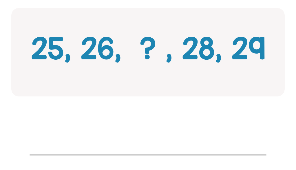 Number Sequencing Fill-in-the-Blank Practice