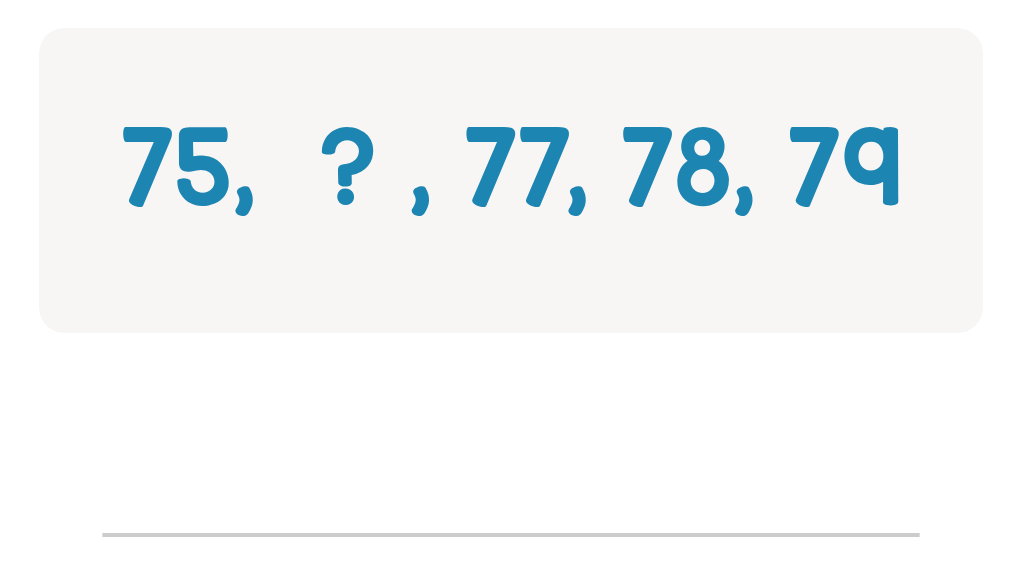 Number Sequencing Fill-in-the-Blank Practice