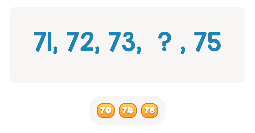Number Sequencing Fill-in-the-Blank Practice