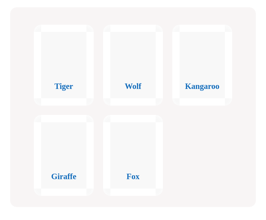 Pick the right animals!